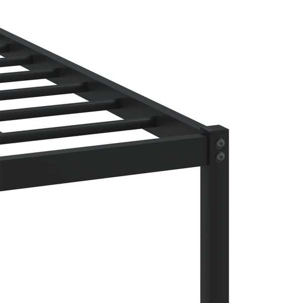 vidaXL sengeramme uden madras 100x190 cm metal sonoma-eg