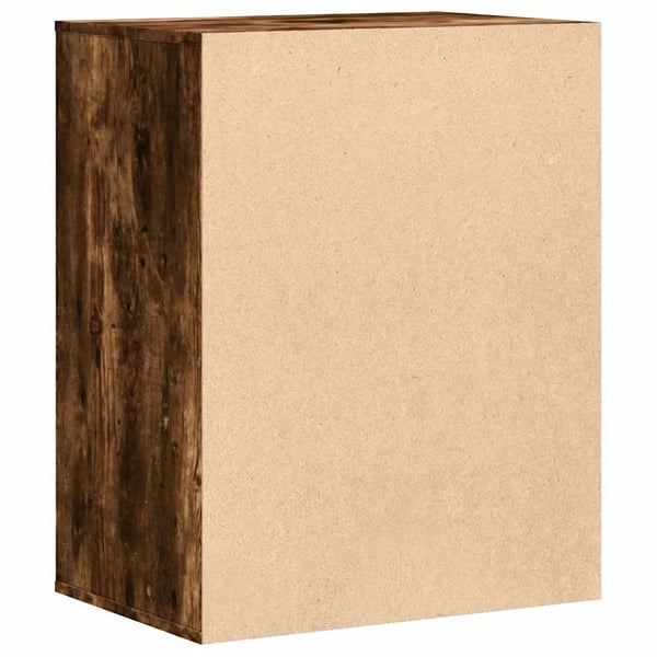 vidaXL Kommode røkt eik 60x41x76 cm konstruert tre