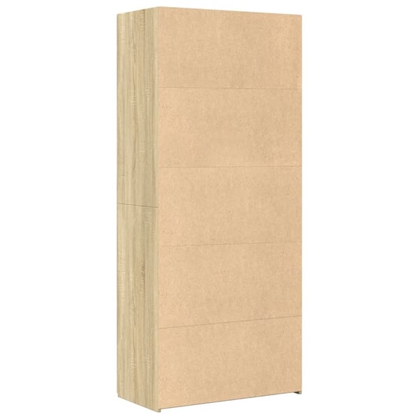 vidaXL skab 80x42,5x185 cm konstrueret træ sonoma-eg