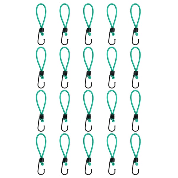vidaXL Bagasjestropper med kroker 20 stk 15 cm