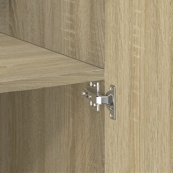 vidaXL skab 80x42,5x249 cm konstrueret træ sonoma-eg