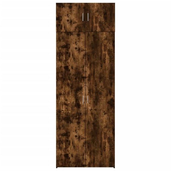 vidaXL skab 80x42,5x225 cm konstrueret træ røget egetræsfarve