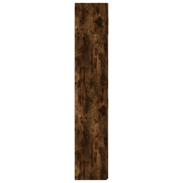 vidaXL skab 80x42,5x225 cm konstrueret træ røget egetræsfarve