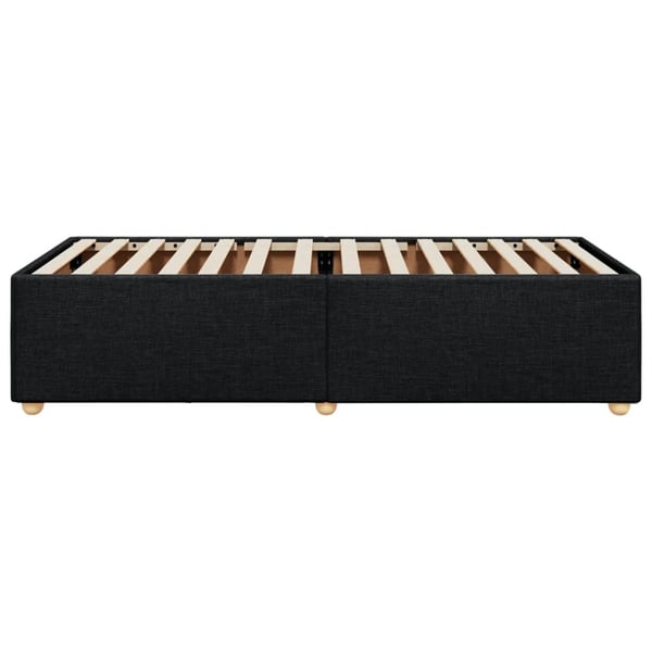 vidaXL sengeramme 100x200 cm stof sort