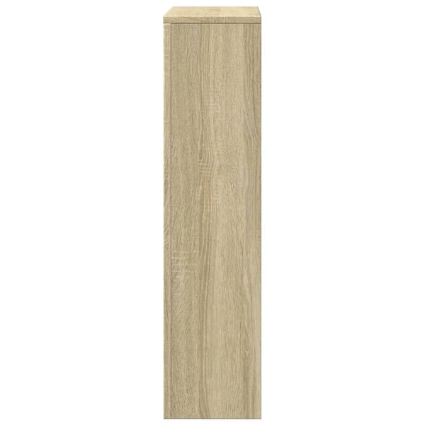 vidaXL Radiatordeksel sonoma eik 78x20x82 cm konstruert tre