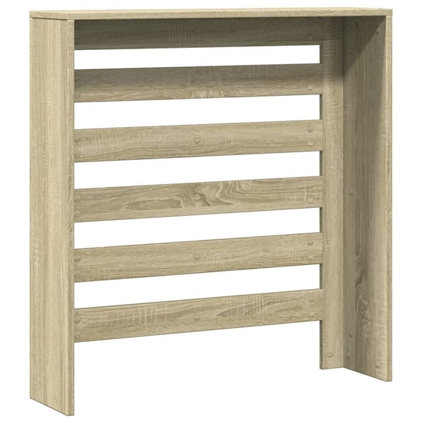 vidaXL Radiatordeksel sonoma eik 78x20x82 cm konstruert tre