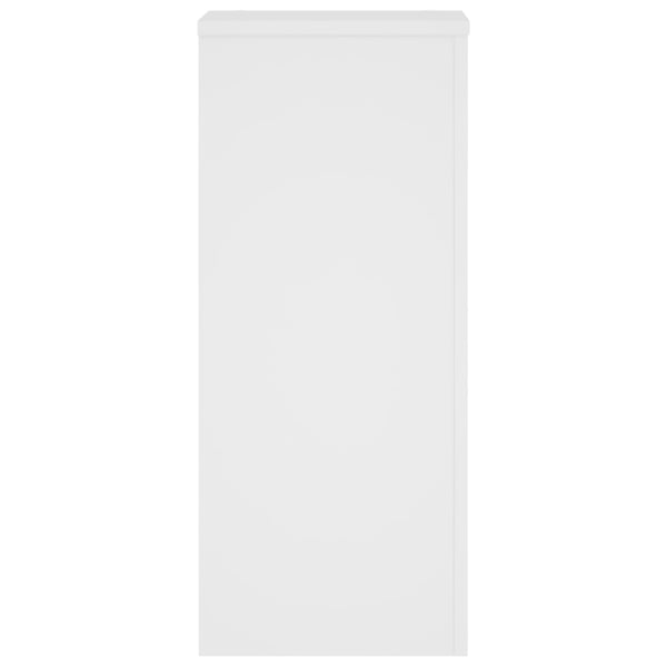 vidaXL Plantestativer 2 stk hvit 30x30x70 cm konstruert tre