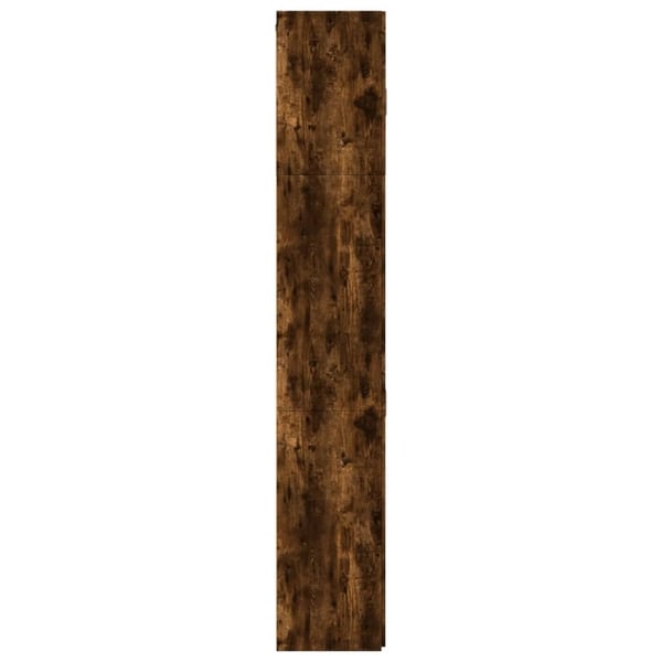 vidaXL skab 80x42,5x249 cm konstrueret træ røget egetræsfarve