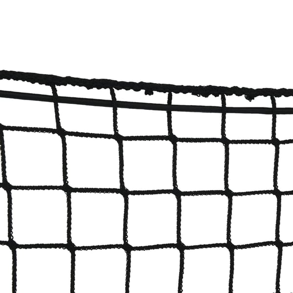 vidaXL Lastnät med elastiskt rep svart 3x3 m PP