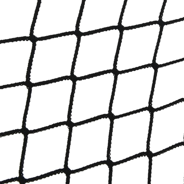 vidaXL Lastnät med elastiskt rep svart 3x3 m PP