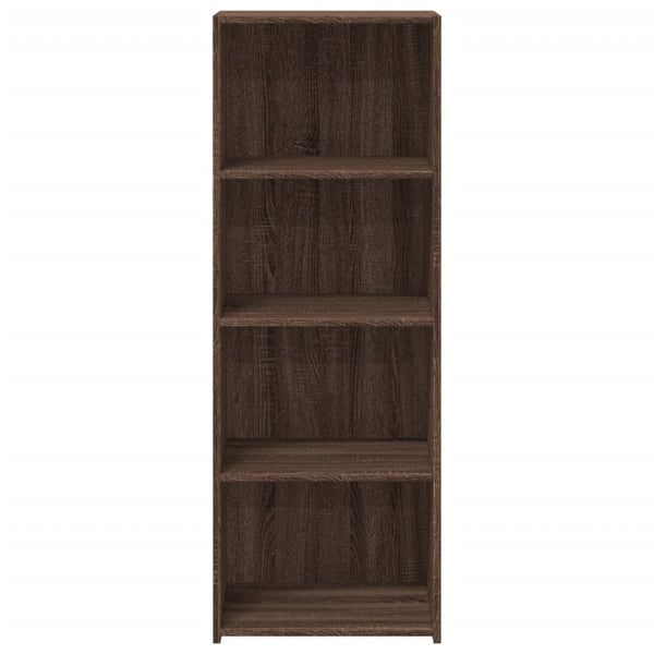 vidaXL Hylle brun eik 45x41x124 cm konstruert tre