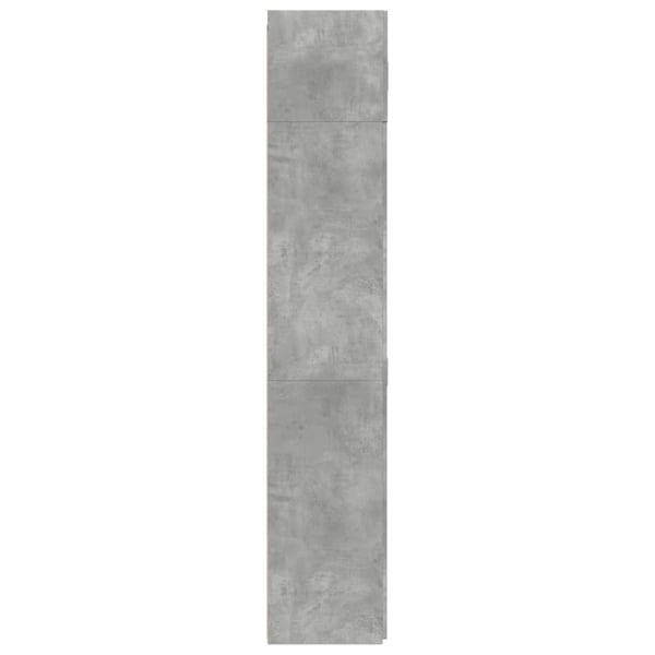 vidaXL Oppbevaringsskap betonggrå 80x42,5x225 cm konstruert tre