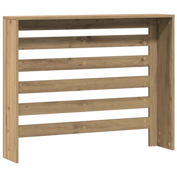 vidaXL Radiatordeksel artisan eik 104x20x82 cm konstruert tre