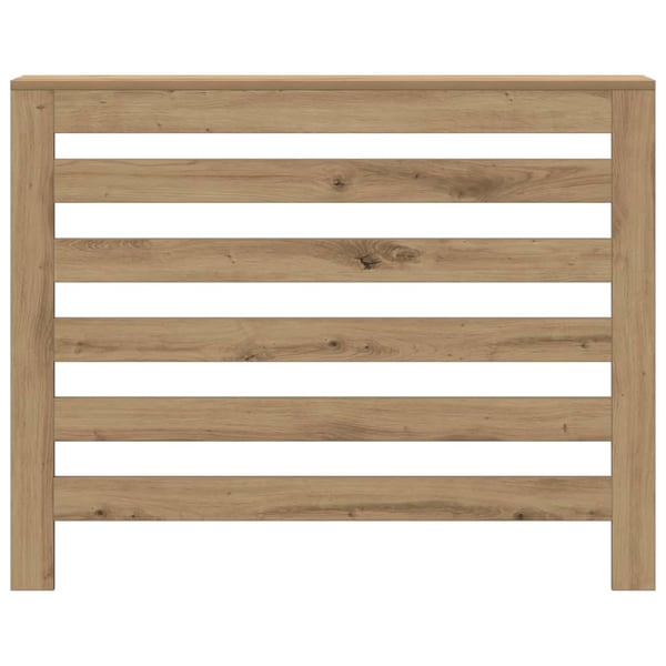 vidaXL Radiatordeksel artisan eik 104x20x82 cm konstruert tre