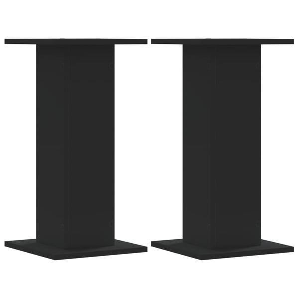 vidaXL Plantestativer 2 stk svart 30x30x60 cm konstruert tre