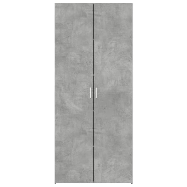 vidaXL Highboard betonggrå 80x42,5x185 cm konstruert tre