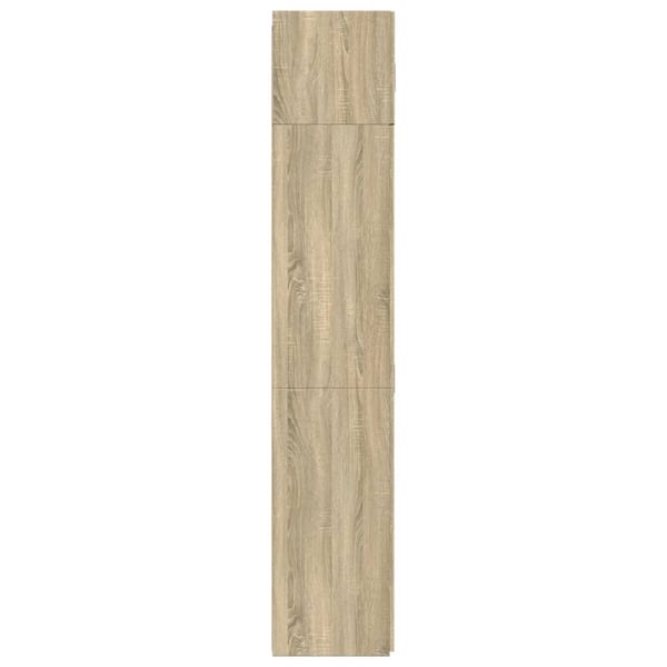 vidaXL skab 80x42,5x225 cm konstrueret træ sonoma-eg