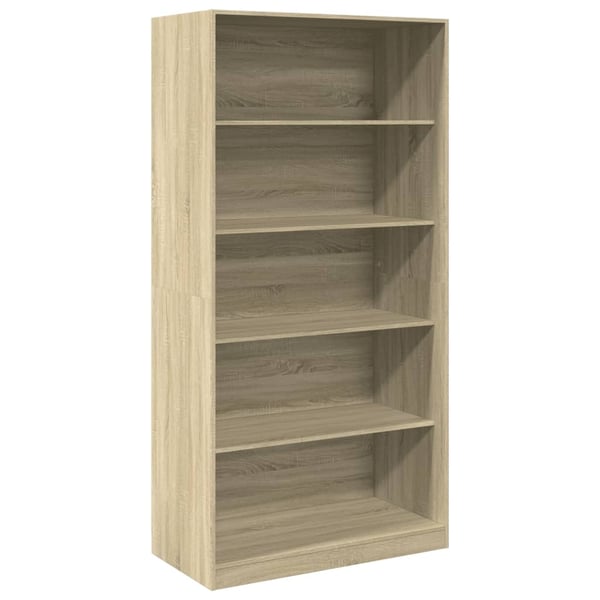 vidaXL Garderobe sonoma eik 100x50x200 cm sponplate