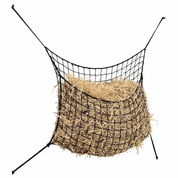 vidaXL hønet 2 stk. 75x50 cm PP rektangulær sort