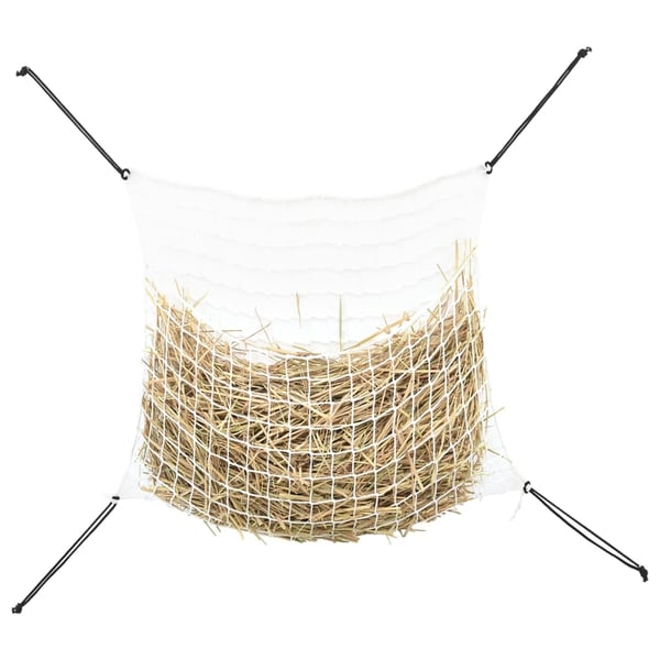 vidaXL Høynett 2 stk rektangulær hvit 100x90 cm PP