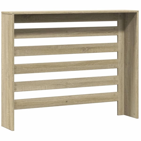 vidaXL Radiatordeksel sonoma eik 104x20x82 cm konstruert tre