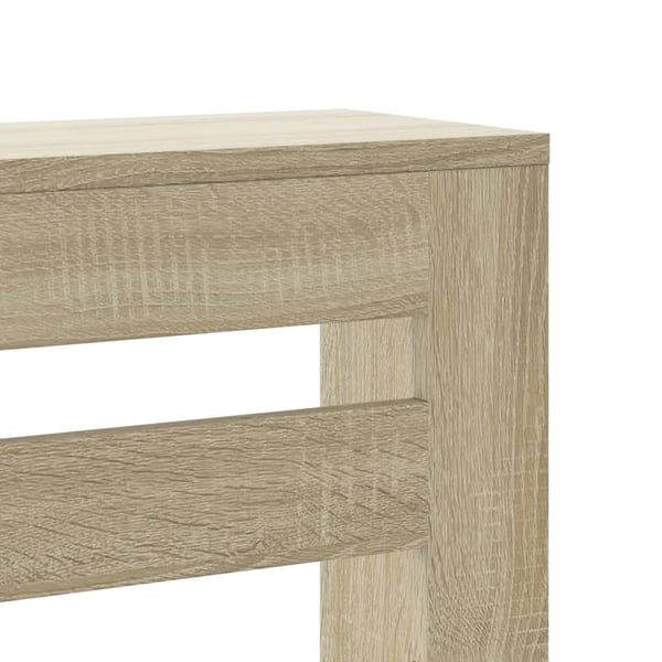 vidaXL Radiatordeksel sonoma eik 104x20x82 cm konstruert tre