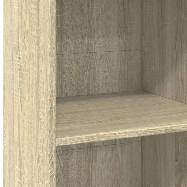 vidaXL Hylle sonoma eik 45x41x124 cm konstruert tre