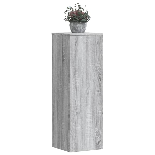 vidaXL Kasvitelineet 2 kpl harmaa Sonoma 33x33x100 cm tekninen puu