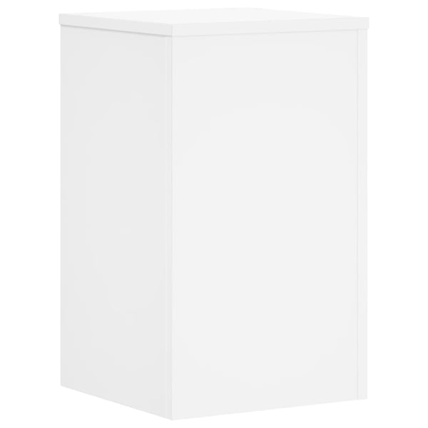 vidaXL Kasvitelineet 2 kpl valkoinen 30x30x50 cm tekninen puu