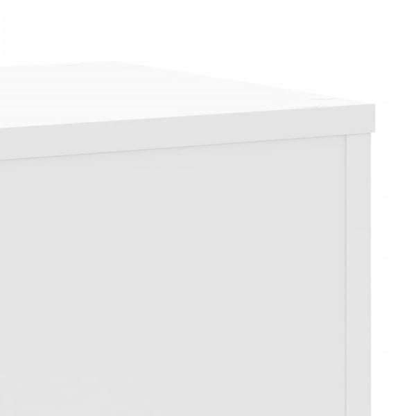 vidaXL Kasvitelineet 2 kpl valkoinen 30x30x50 cm tekninen puu