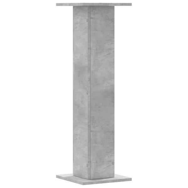 vidaXL Kaiutintelineet 2 kpl betoninharmaa 30x30x95 cm tekninen puu