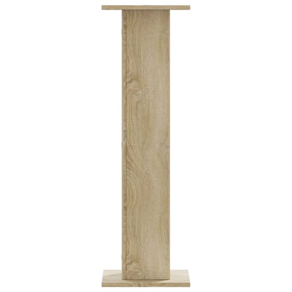 vidaXL Høyttalerstativ 2 stk sonoma eik 30x30x95 cm konstruert tre