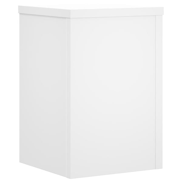 vidaXL Plantestativer 2 stk hvit 25x25x35 cm konstruert tre
