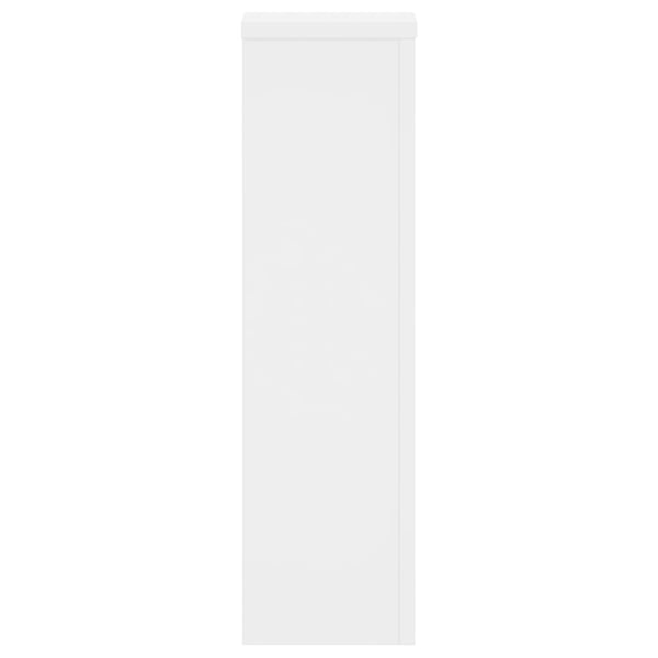 vidaXL Plantestativer 2 stk hvit 17x17x60 cm konstruert tre