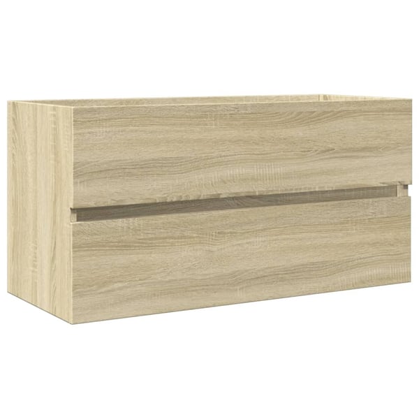 vidaXL Servantskap sonoma eik 90x38,5x45 cm sponplate