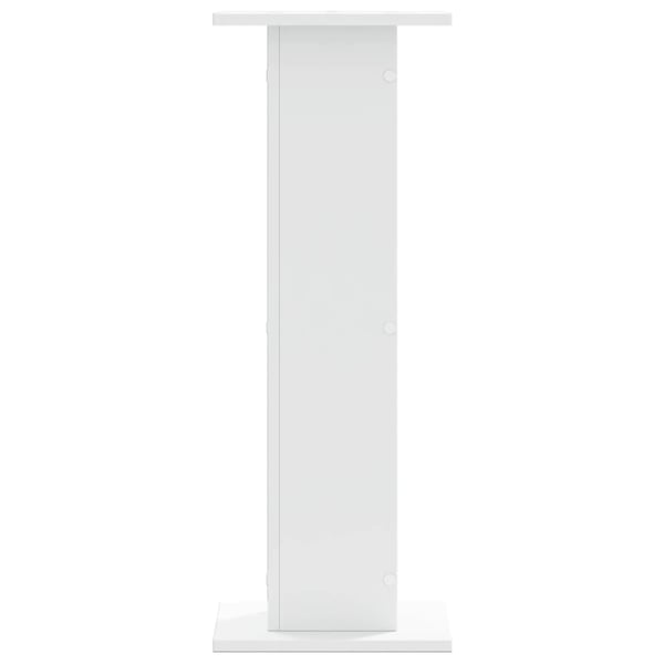 vidaXL Høyttalerstativ 2 stk hvit 30x30x80 cm konstruert tre