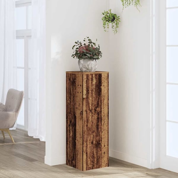 vidaXL Plantestativ gammelt tre 33x33x100 cm konstruert tre