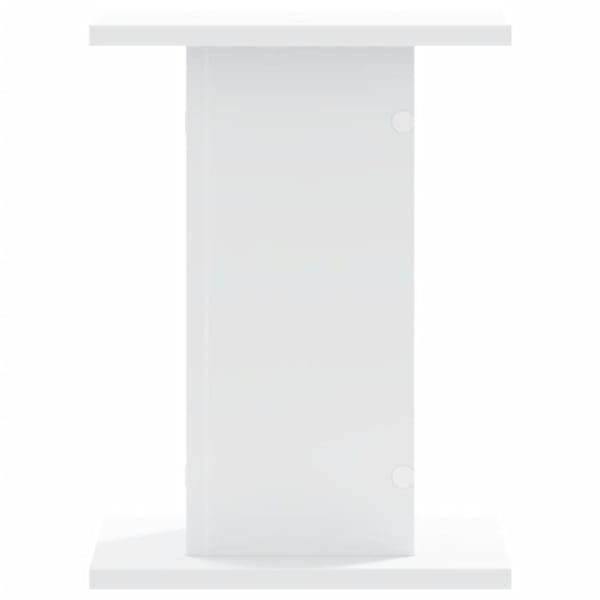 vidaXL Plantestativ 2 stk hvit 30x30x40 cm konstruert tre