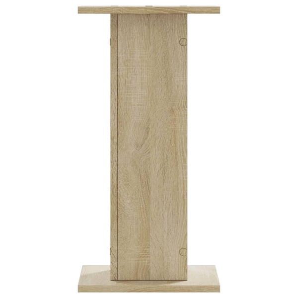 vidaXL Høyttalerstativ 2 stk sonoma eik 30x30x60 cm konstruert tre