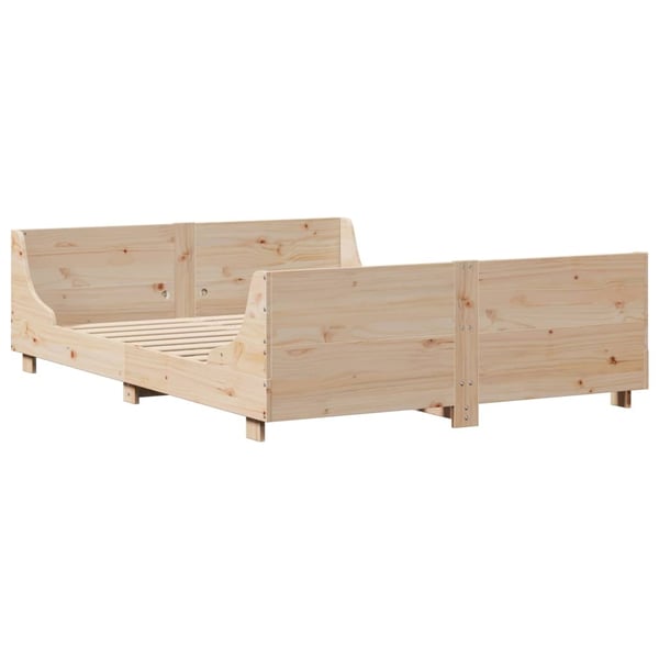vidaXL Sengeramme uten madrass 120x200 cm heltre furu