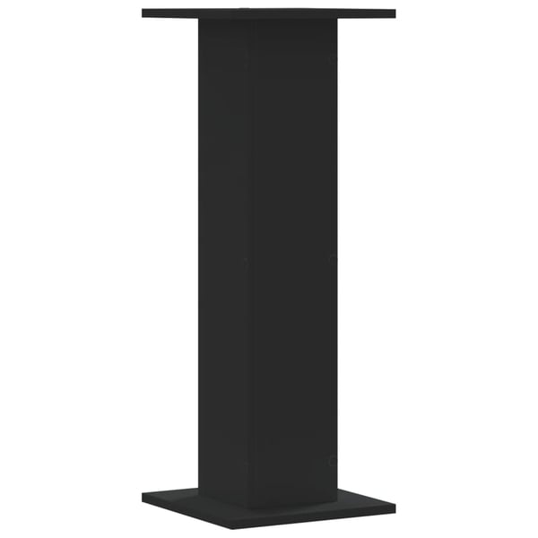 vidaXL Høyttalerstativ 2 stk svart 30x30x80 cm konstruert tre