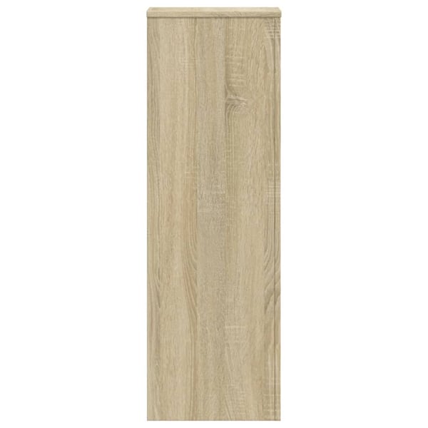 vidaXL Plantestativer 2 stk sonoma eik 33x33x100 cm konstruert tre