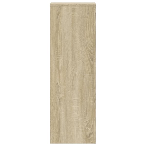 vidaXL Plantestativer 2 stk sonoma eik 33x33x100 cm konstruert tre