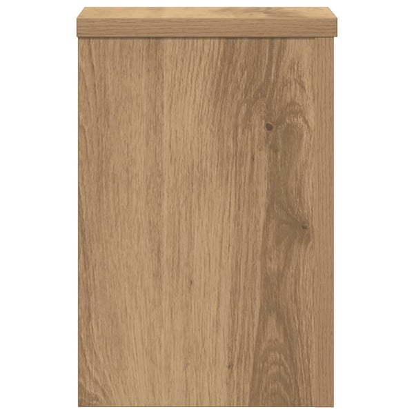 vidaXL Plantestativer 2 stk artisan eik 20x20x30 cm konstruert tre