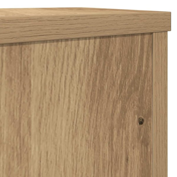 vidaXL Plantestativer 2 stk artisan eik 20x20x30 cm konstruert tre