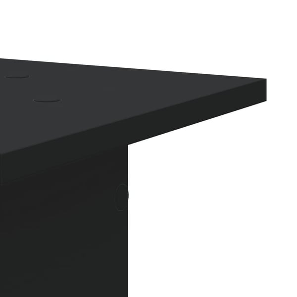 vidaXL Plantestativ 2 stk svart 30x30x95 cm konstruert tre