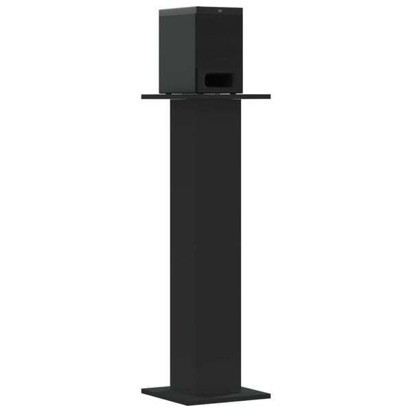 vidaXL Høyttalerstativ 2 stk svart 30x30x95 cm konstruert tre