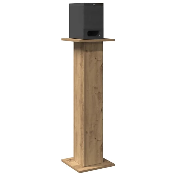 vidaXL Høyttalerstativ 2 stk artisan eik 30x30x95 cm konstruert tre