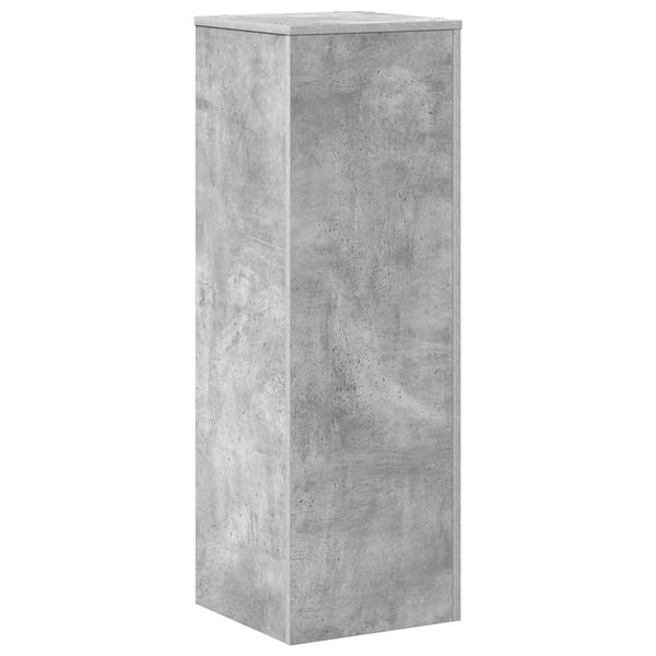 vidaXL Plantestativ betonggrå 33x33x100 cm konstruert tre