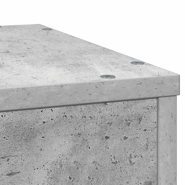 vidaXL Plantestativ betonggrå 33x33x100 cm konstruert tre